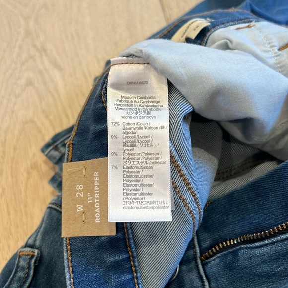 Madewell 11” Roadtripper Slit Ankle Jeans in Size 28 Brand New With Tags - Picture 10 of 13